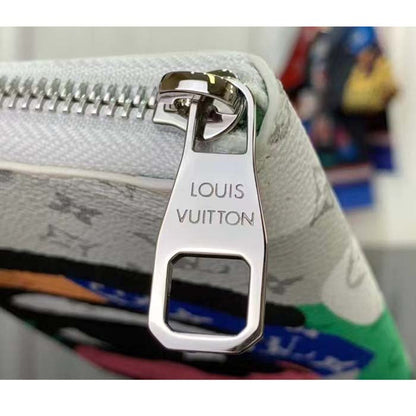 Louis Vuitton LV Unisex Zippy Wallet Multicolor Monogram Coated Canvas Cowhide Leather