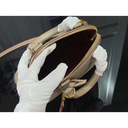 Louis Vuitton LV Women Alma BB Handbag Epi Grained Cowhide Leather-Pink