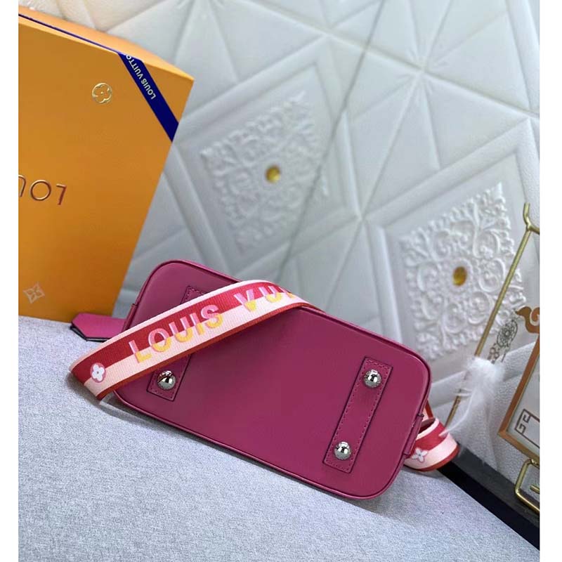 Louis Vuitton LV Women Alma BB Handbag Pink Epi Grained Cowhide Leather