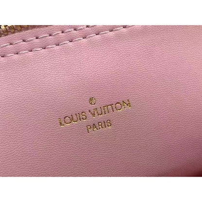 Louis Vuitton LV Women Alma BB Handbag Rosabella Pink Lamb Cowhide Leather