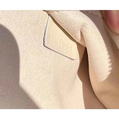 Louis Vuitton LV Women Alma BB Handbag White Epi Grained Cowhide Leather