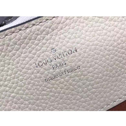 Louis Vuitton LV Women Bella Tote Crème Beige Mahina Perforated Calfskin Calf