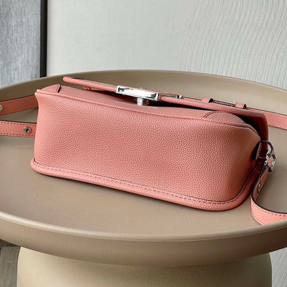Louis Vuitton LV Women Buci Crossbody Light Pink Epi Grained Smooth Cowhide Leather