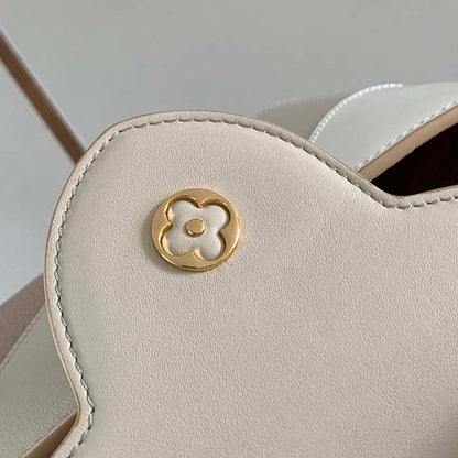 Louis Vuitton LV Women Capucines BB Handbag Beige Taurillon Patent Leather Smooth Calfskin