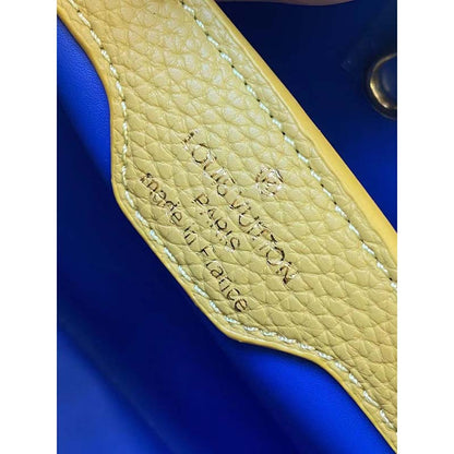 Louis Vuitton LV Women Capucines BB Handbag White Taurillon Leather