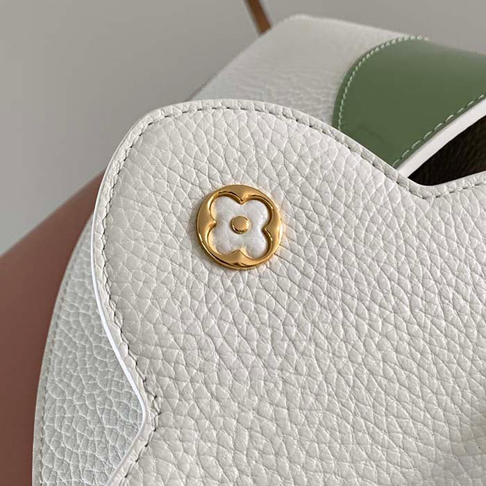 Louis Vuitton LV Women Capucines Mini Handbag Taurillon Patent Leather Smooth Calfskin