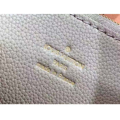 Louis Vuitton LV Women Carmel Hobo Bag Gray Mahina Perforated Calfskin Leather