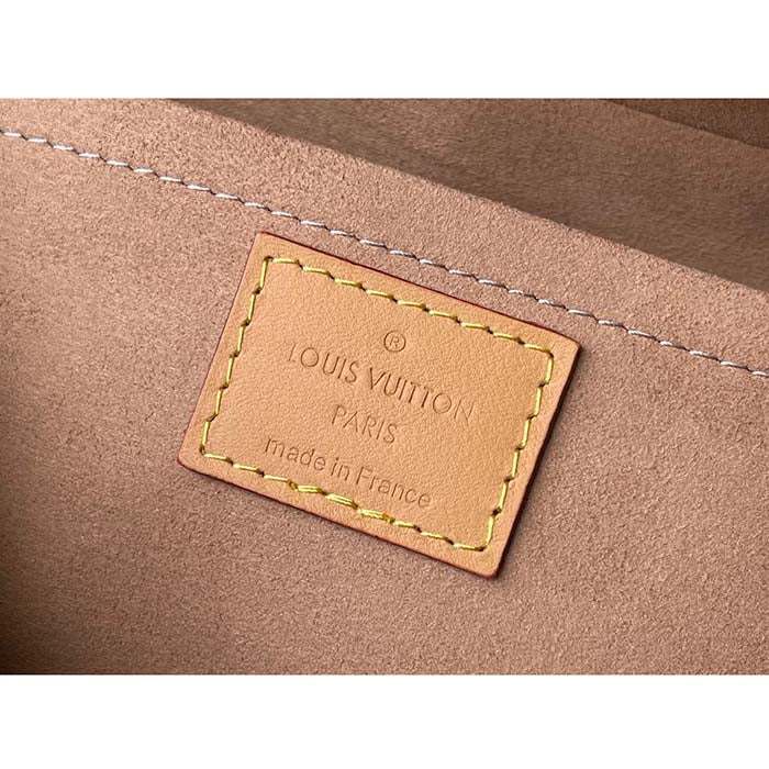 Louis Vuitton LV Women Cité Handbag Monogram Coated Canvas Cowhide Leather