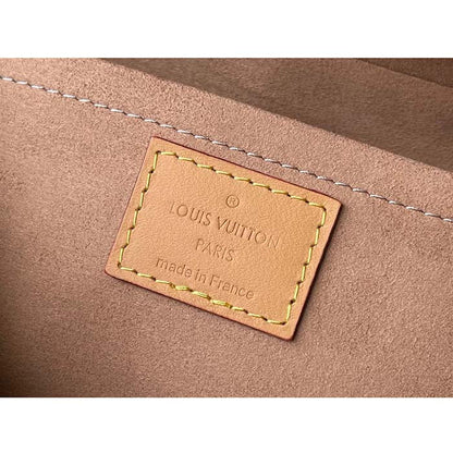 Louis Vuitton LV Women Cité Handbag Monogram Coated Canvas Cowhide Leather
