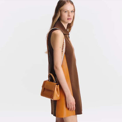 Louis Vuitton LV Women Cluny Mini Gold Miel Epi Grained Smooth Cowhide Leather