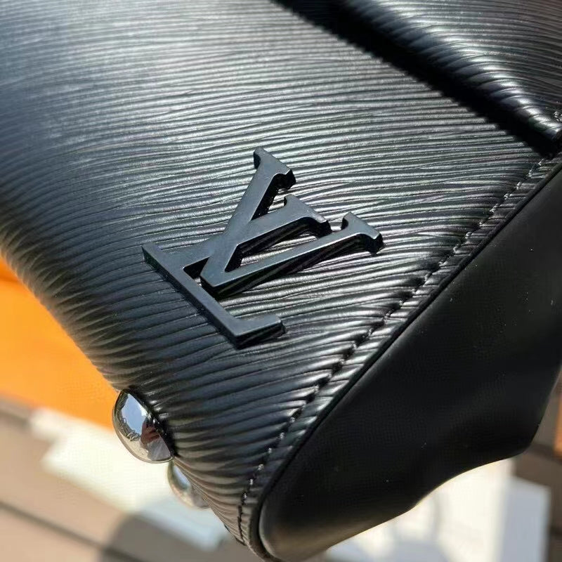 Louis Vuitton LV Women Cluny Mini Handbag Black Epi Grained Cowhide Leather