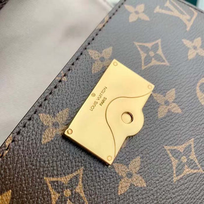 Louis Vuitton LV Women Cluny Mini Handbag Monogram Coated Canvas Cowhide Leather