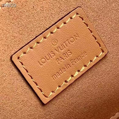 Louis Vuitton LV Women Dauphine MM Handbag Ecru Caramel Since 1854 Jacquard