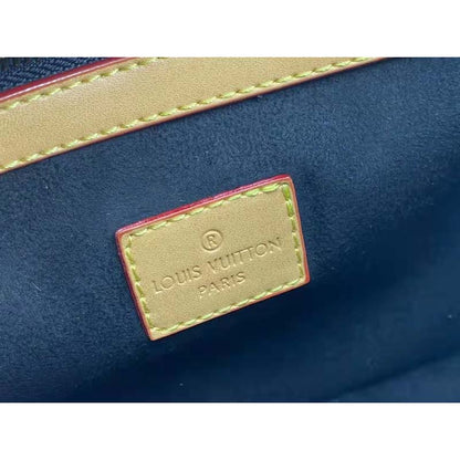 Louis Vuitton LV Women Diane Satchel Brown Monogram Coated Canvas Textile Lining