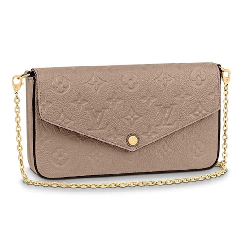 Louis Vuitton LV Women Félicie Pochette Monogram Empreinte Leather
