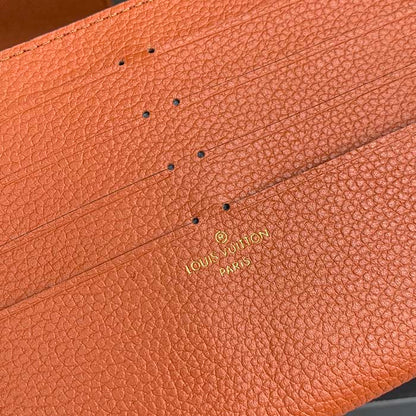Louis Vuitton LV Women Félicie Pochette Brown Monogram Empreinte Embossed Supple Grained Cowhide