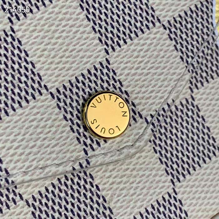 Louis Vuitton LV Women Félicie Pochette Damier Azur Coated Canvas Cotton