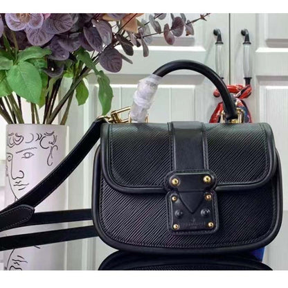 Louis Vuitton LV Women Hide Seek Black Epi Grained Smooth Cowhide Leather