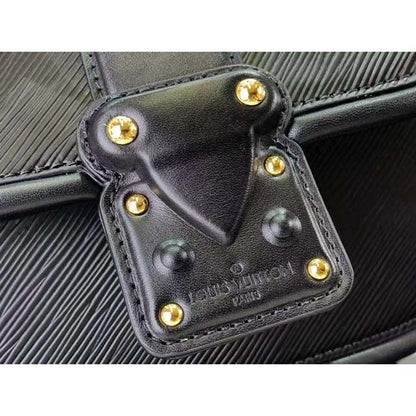 Louis Vuitton LV Women Hide Seek Black Epi Grained Smooth Cowhide Leather