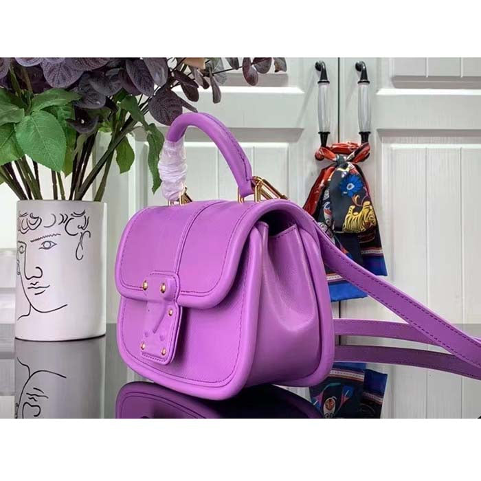 Louis Vuitton LV Women Hide Seek Lilas Provence Lilac Epi Grained Smooth Cowhide Leather