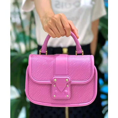 Louis Vuitton LV Women Hide Seek Lilas Provence Lilac Epi Grained Smooth Cowhide Leather