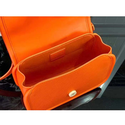 Louis Vuitton LV Women Hide Seek Orange Minnesota Epi Grained Smooth Cowhide Leather