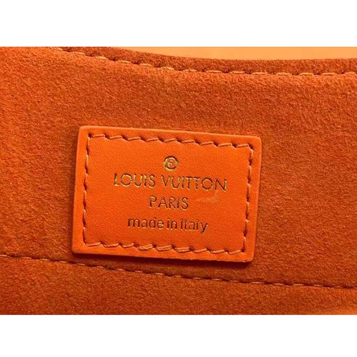 Louis Vuitton LV Women Hide Seek Orange Minnesota Epi Grained Smooth Cowhide Leather