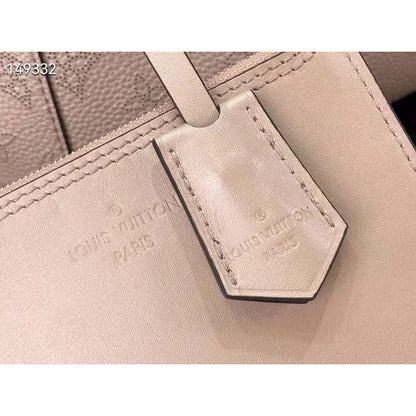 Louis Vuitton LV Women Hina PM Bucket Bag Crème Beige Mahina Perforated Calf