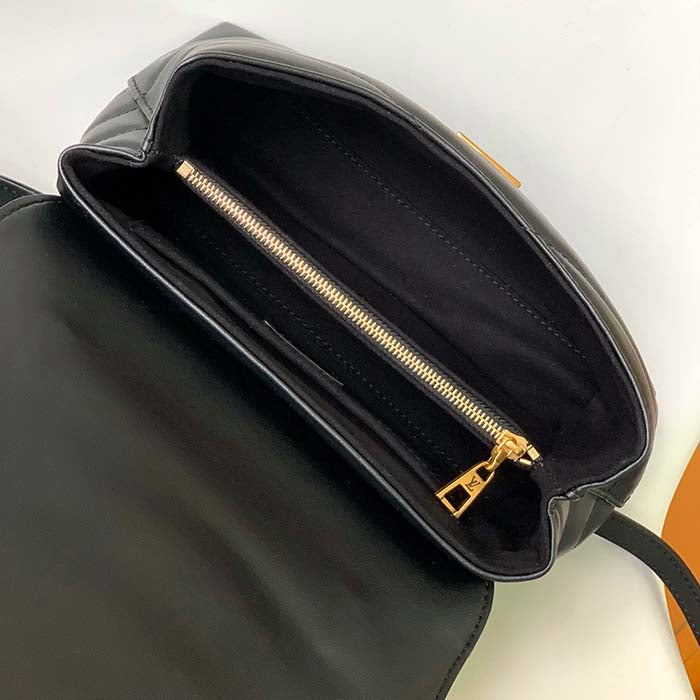 Louis Vuitton LV Women Hold Me Top-Handle Bag Black Smooth Cowhide Leather