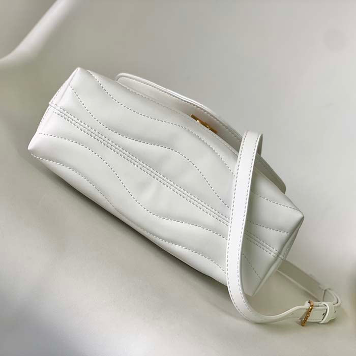 Louis Vuitton LV Women Hold Me Top-Handle Bag White Smooth Cowhide Leather