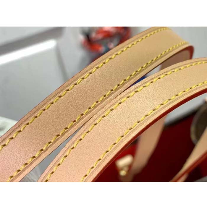 Louis Vuitton LV Women LV x YK OnTheGo MM Monogram Coated Canvas 3D Painted Dots Print