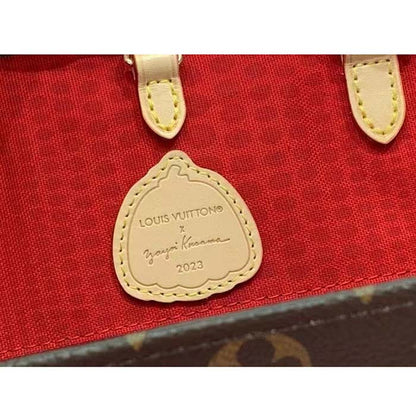 Louis Vuitton LV Women LV x YK OnTheGo MM Monogram Coated Canvas 3D Painted Dots Print