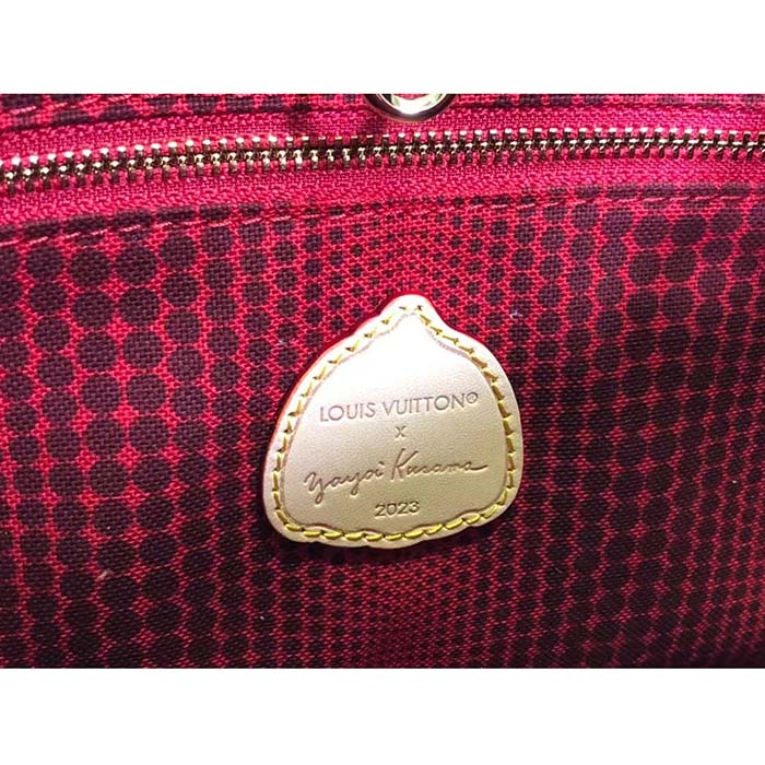 Louis Vuitton LV Women LV x YK OnTheGo PM Monogram Coated Canvas 3D Painted Dots Print