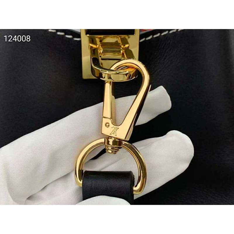 Louis Vuitton LV Women Lockme Bucket Bag Epi Grained Cowhide