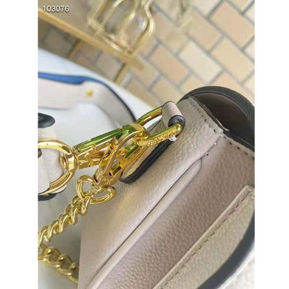 Louis Vuitton LV Women Lockme Tender Rosewater Greige Grained Calf Leather