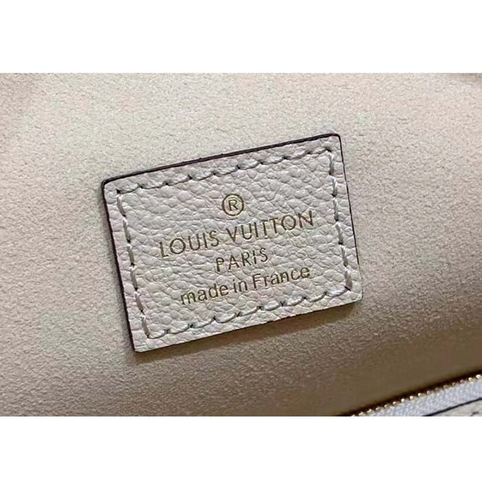 Louis Vuitton LV Women Loop Hobo Cream Monogram Empreinte Embossed Grained Cowhide Leather