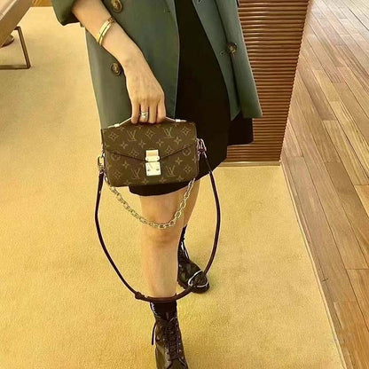 Louis Vuitton LV Women Micro Métis Bag Monogram Coated Canvas Cowhide Leather