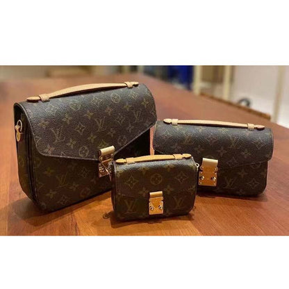 Louis Vuitton LV Women Micro Métis Bag Monogram Coated Canvas Cowhide Leather