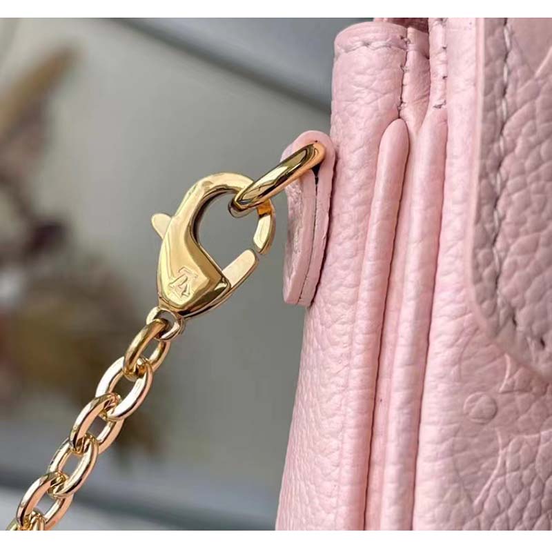 Louis Vuitton LV Women Micro Métis Pink Monogram Empreinte Embossed Supple Grained Cowhide
