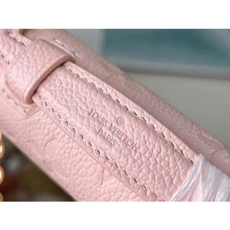 Louis Vuitton LV Women Micro Métis Pink Monogram Empreinte Embossed Supple Grained Cowhide