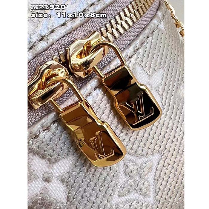 Louis Vuitton LV Women Micro Vanity Beige Monogram Coated Canvas Microfiber Lining