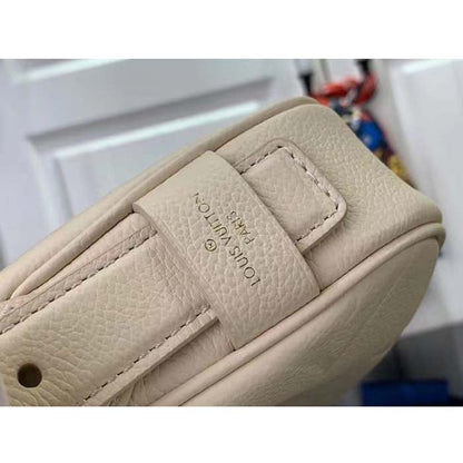 Louis Vuitton LV Women Mini Moon Cream Monogram Empreinte Embossed Supple Grained Cowhide Leather