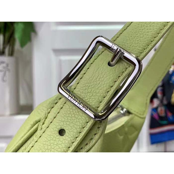 Louis Vuitton LV Women Mini Moon Green Monogram Empreinte Embossed Supple Grained Cowhide Leather