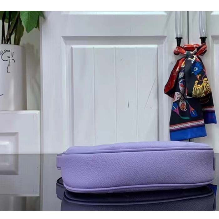 Louis Vuitton LV Women Mini Moon Purple Monogram Empreinte Embossed Supple Grained Cowhide Leather