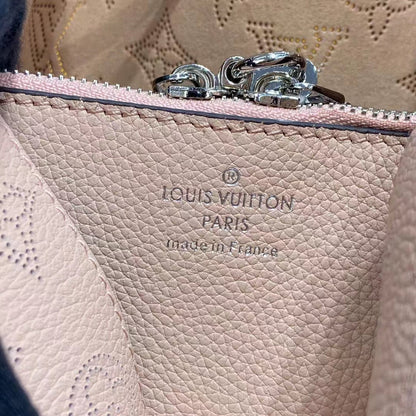 Louis Vuitton LV Women Muria Bucket Bag Galet Gray Mahina Perforated Calf Leather