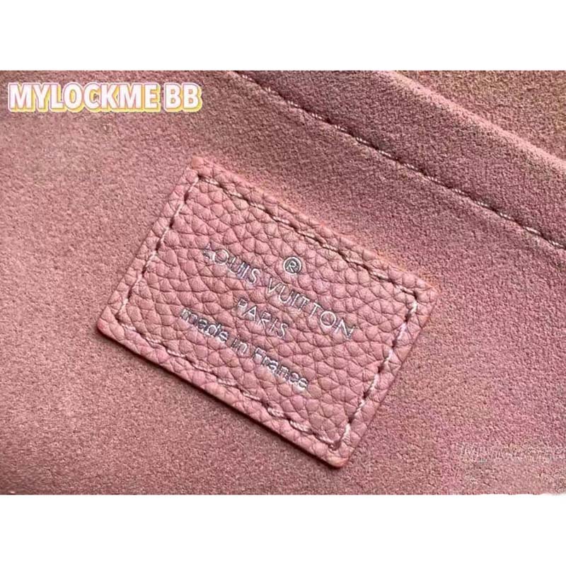 Louis Vuitton LV Women Mylockme Chain Bag Chataigne Brown Soft Grained Calfskin