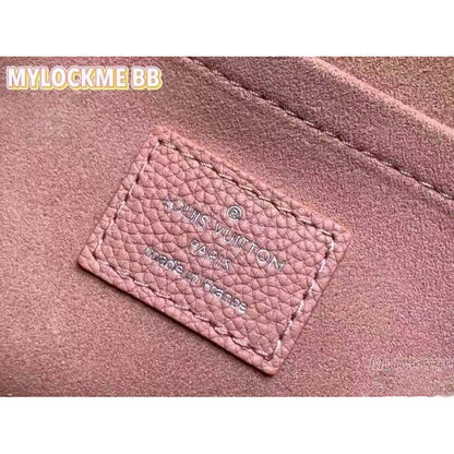 Louis Vuitton LV Women Mylockme Chain Bag Chataigne Brown Soft Grained Calfskin