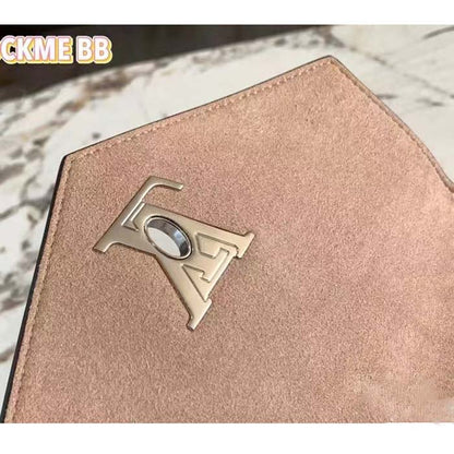 Louis Vuitton LV Women Mylockme Chain Bag Rose Quartz Trianon Soft Grained Calfskin