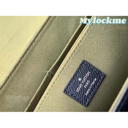 Louis Vuitton LV Women Mylockme Chain Bag Smokey Brown Soft Grained Calfskin