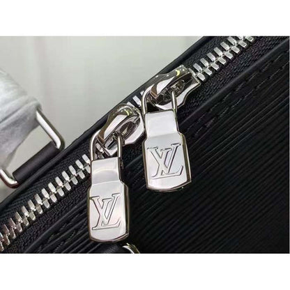 Louis Vuitton LV Women Nano Alma Handbag Black Epi Grained Cowhide Leather